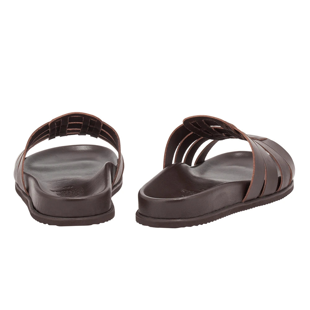 Laodamas Leather T-Moro sandals back