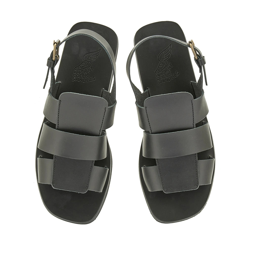 Thanos Leather Black sandals top