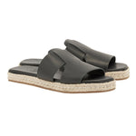 Miltiadis Espadrille Leather Black 3-4
