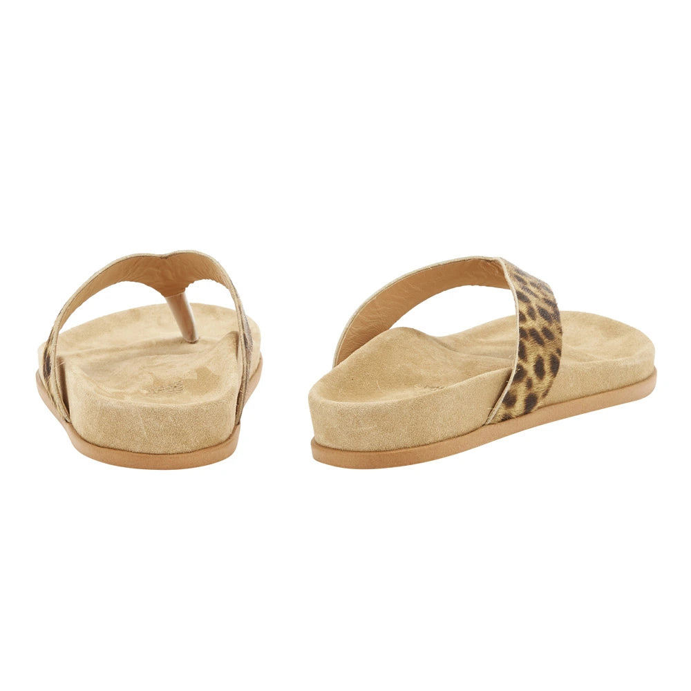 Charys Footbed Pony Lynx sandals back