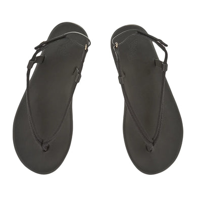 Zoi Rope Black sandals top