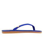 Saionara Rope/Leather Blue sandals side