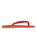 Saionara Rope/Leather Red sandals side