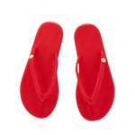 Saionara Rope/Leather Red sandals top