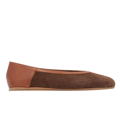 Aeropi Ballet Flat Brown/Cotto side view