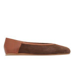 Aeropi Ballet Flat Brown/Cotto side view