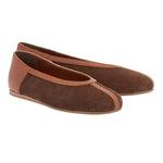 Aeropi Ballet Flat Brown/Cotto 3-4 view