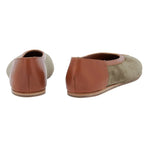 Aeropi Ballet Flat Khaki/T-Moro back view