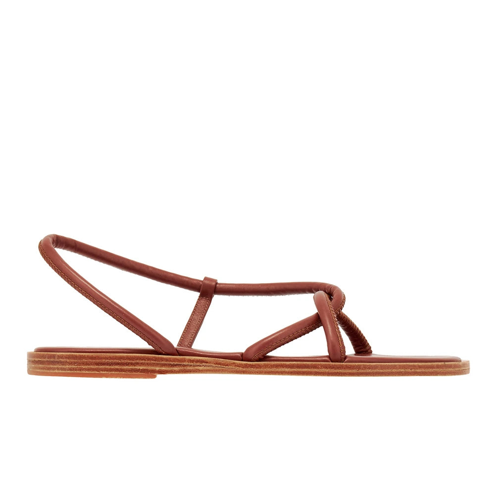 Bomba Leather Cotto sandals side