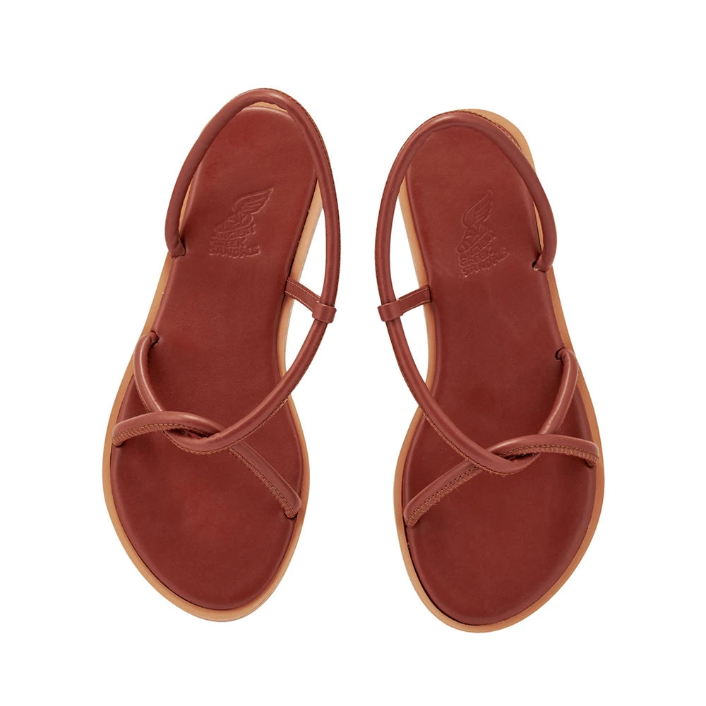 Bomba Leather Cotto sandals top