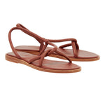 Bomba Leather Cotto sandals 3-4