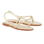 Bomba Leather Platinum sandals 3-4
