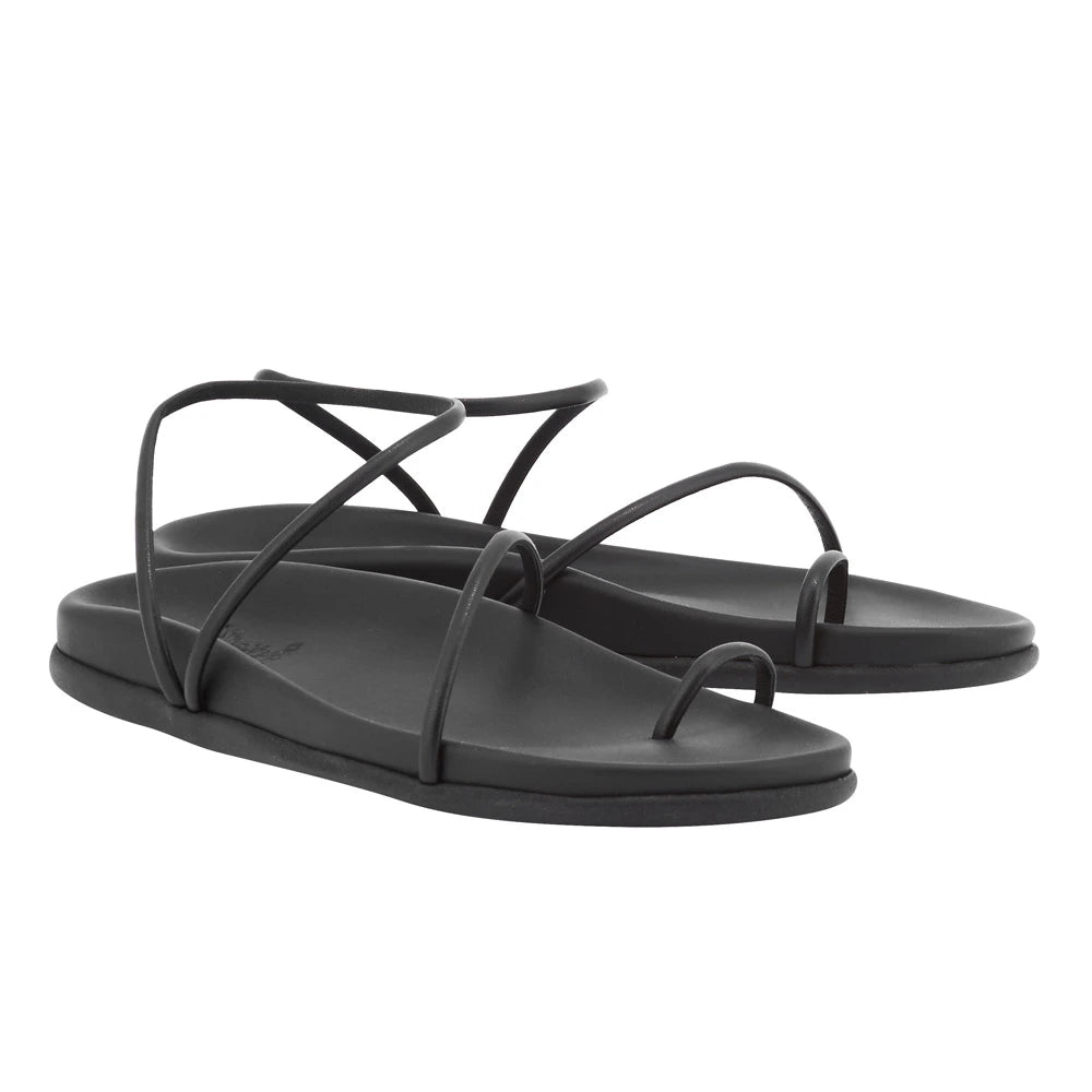 Kansiz Footbed Black sandals 3-4