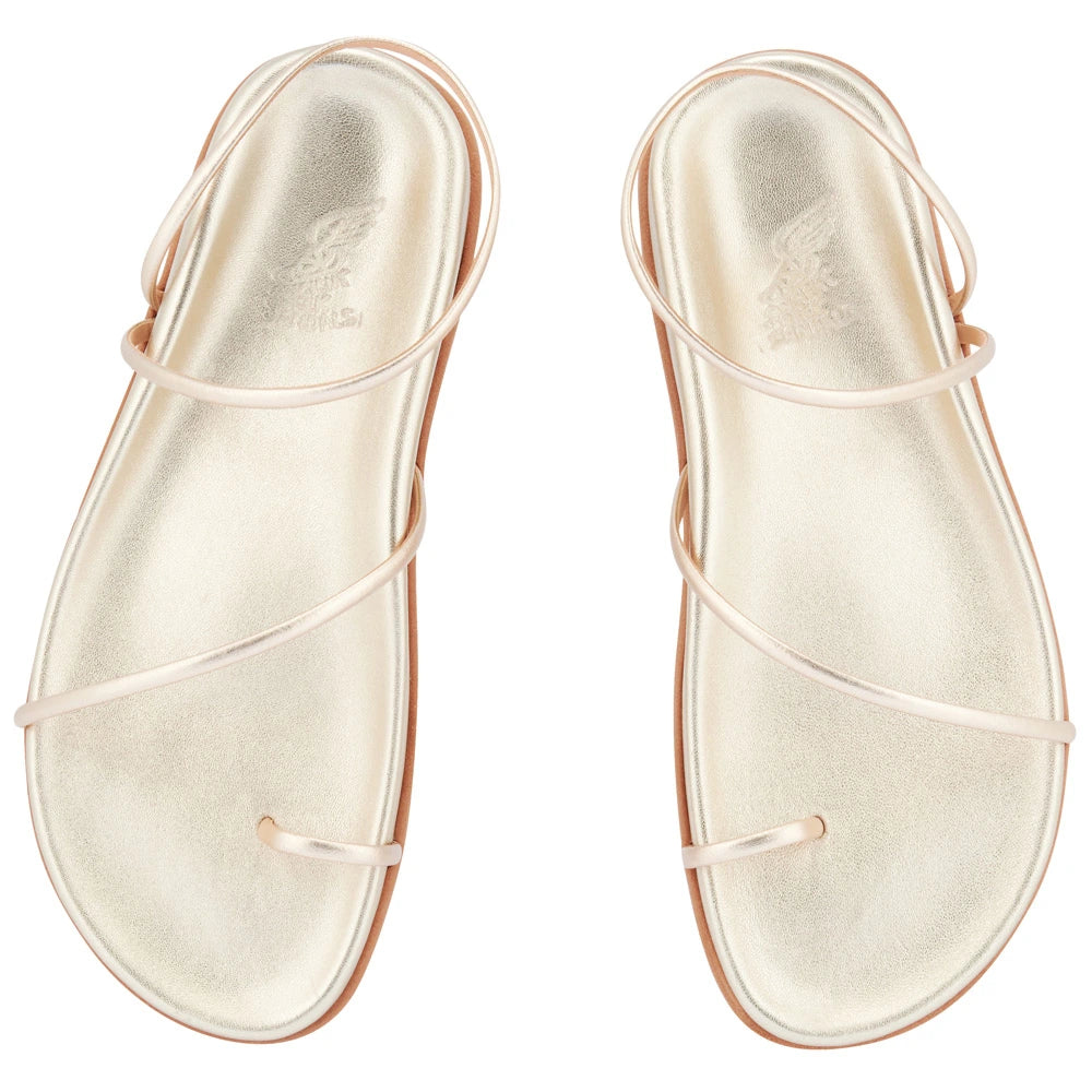 Kansiz Footbed Platinum sandals top