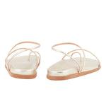 Kansiz Footbed Platinum sandals back