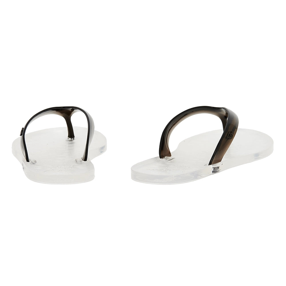 Jelly Flip Flop Clear/Black