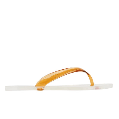 Jelly Flip Flop Caramel/Clear