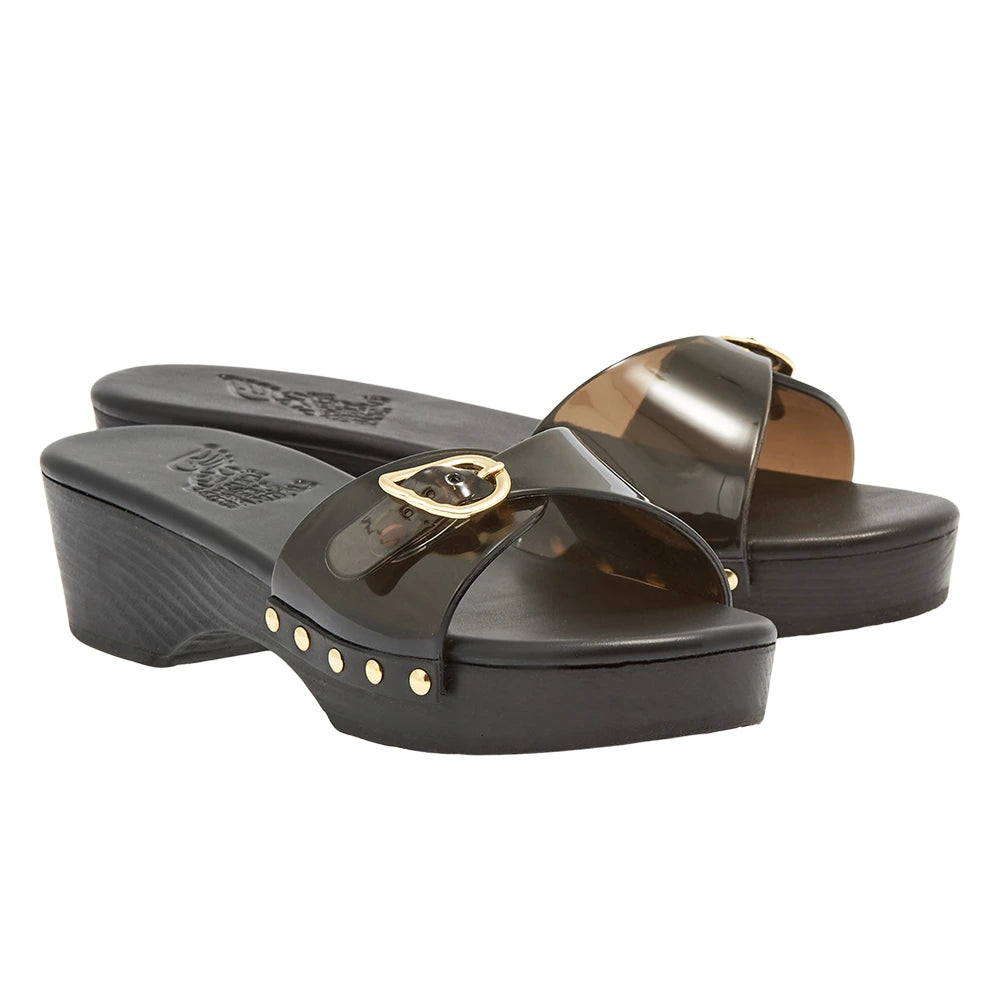Omonia Clog Jelly Black sandals back