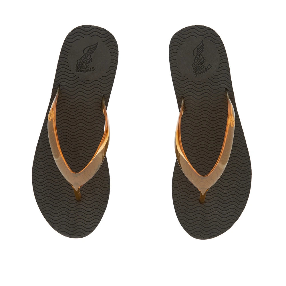 Etheria Jelly Caramel sandals top