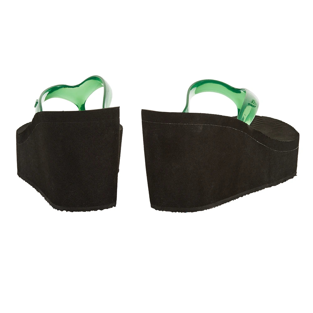 Etheria Jelly Green sandals back