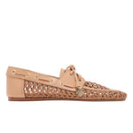 Pliaria Boat Shoe Raffia Brown side
