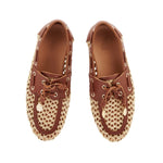 Pliaria Boat Shoe Raffia Natural top