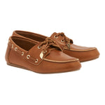 Pliaria Boat Shoe Oily Leather Cotto 3-4