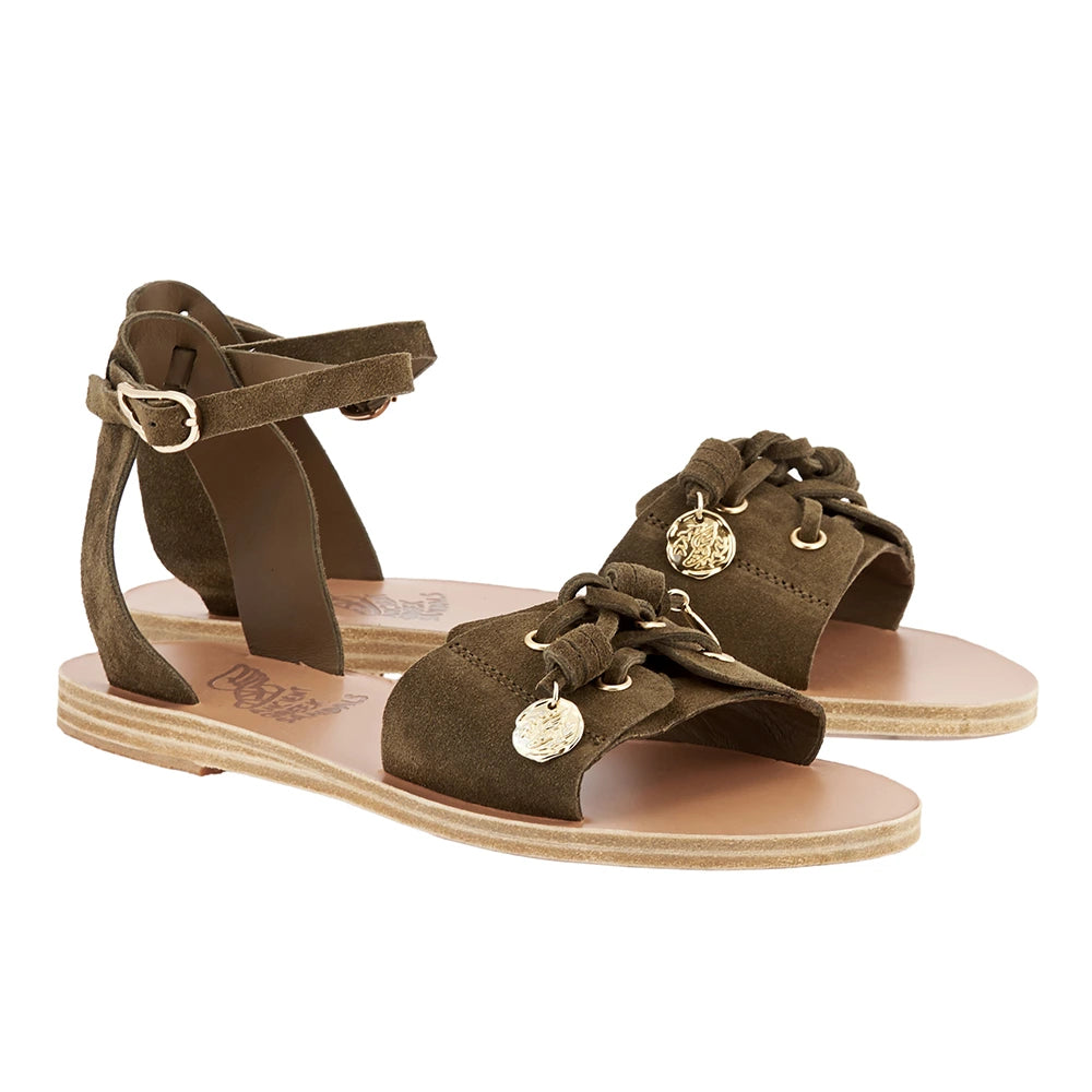 Sentina Suede Military3-4 view