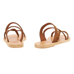 Daria Suede Leather Rust sandals back