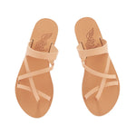 Daria Leather Natural sandals top