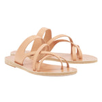 Daria Leather Natural sandals 3-4
