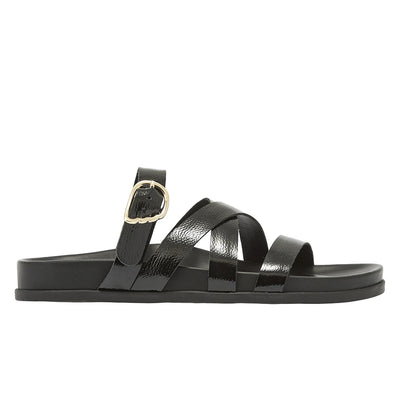 Filipa Naplack Black sandals side