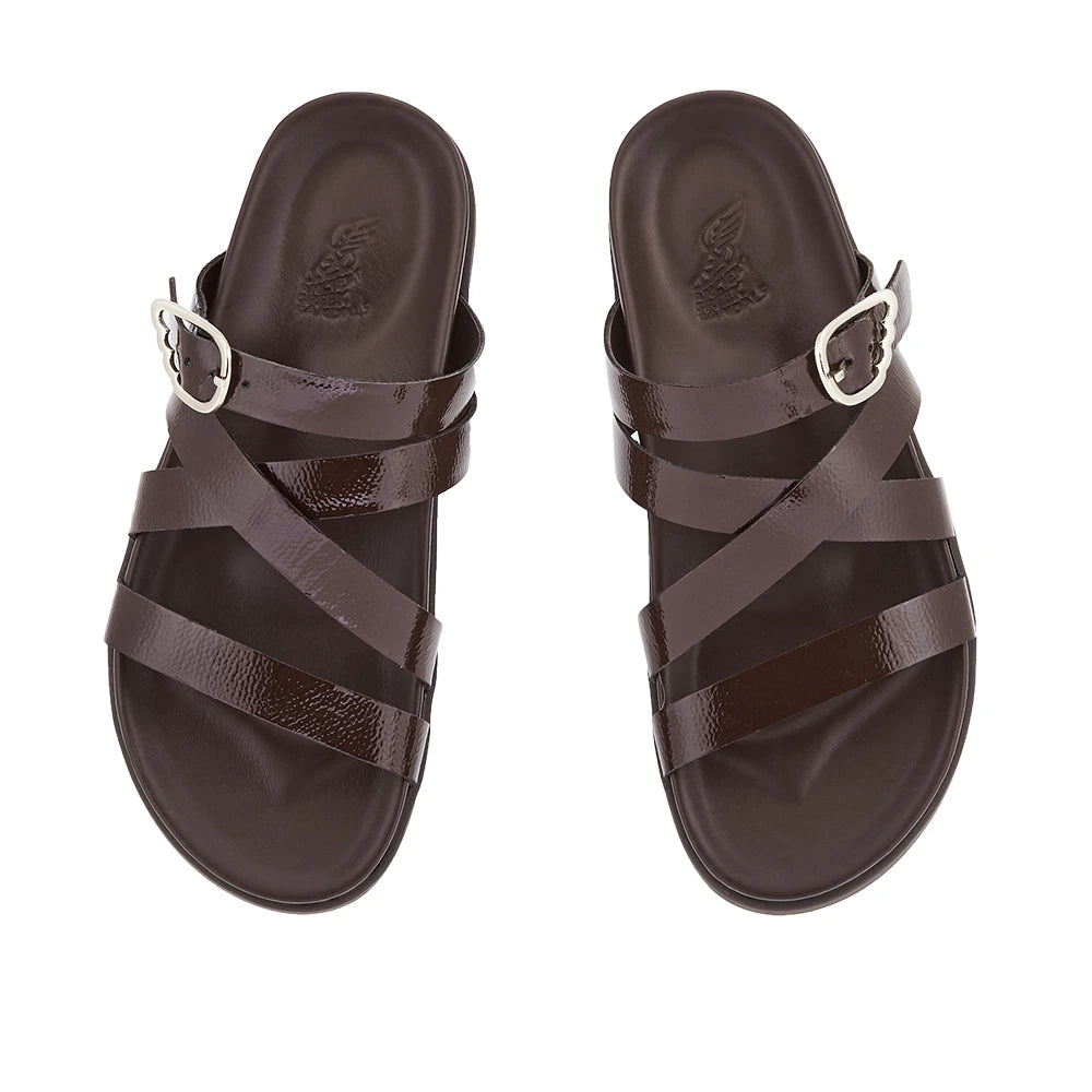 Filipa Naplack Chocolate sandals top