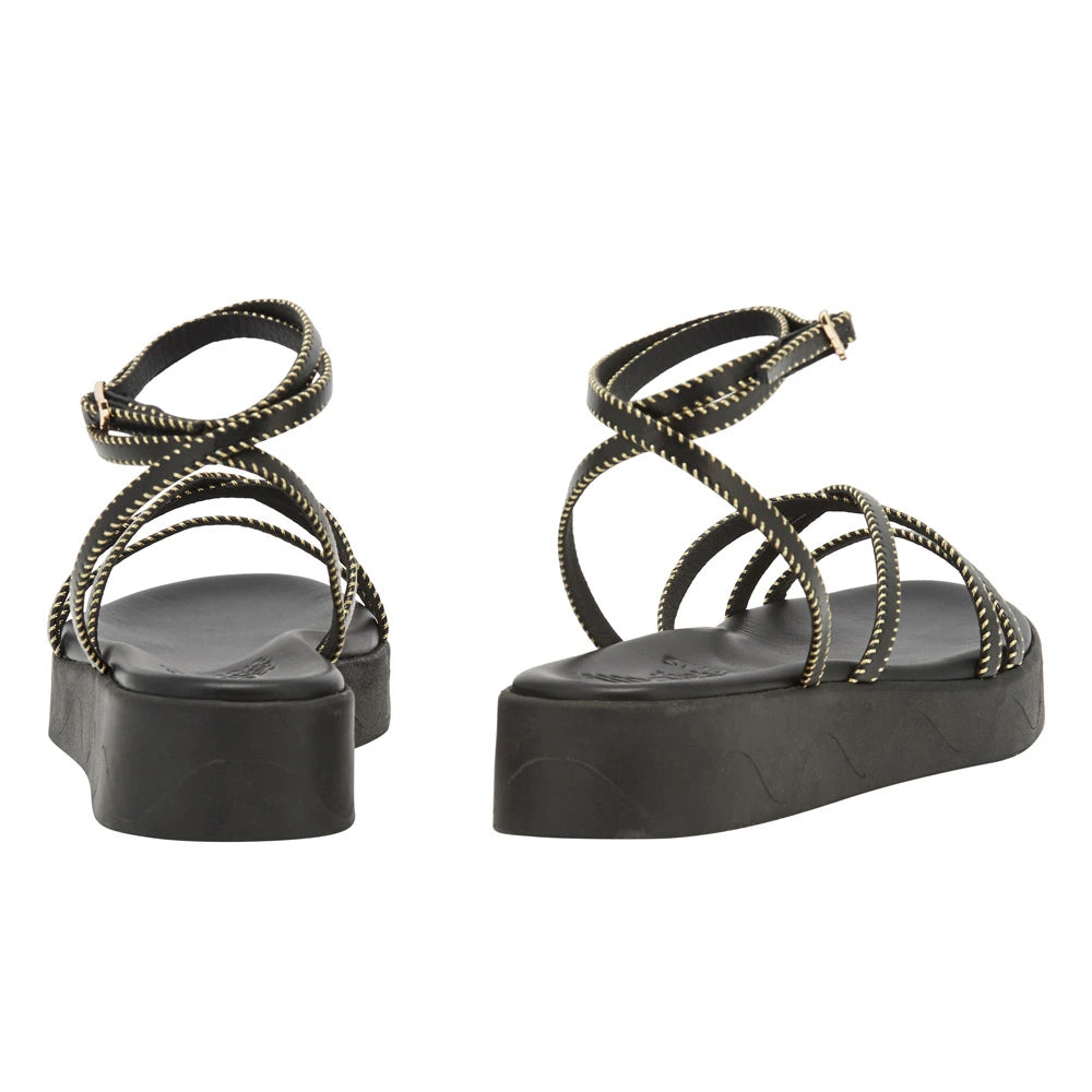 Astriti Stitch Black/Platinum back view