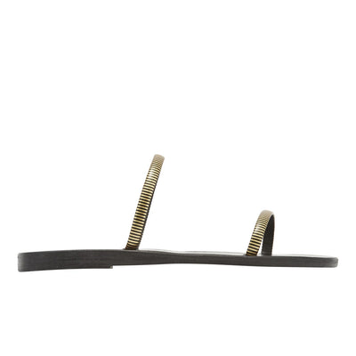 Gloria Gold sandals side