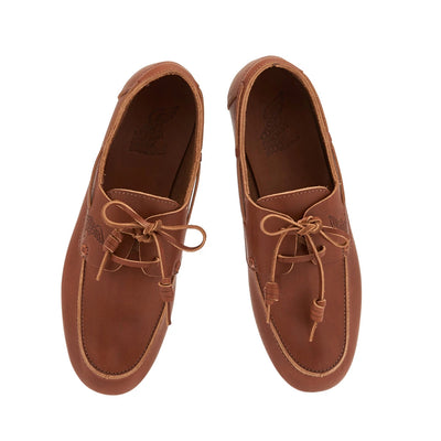 Pliario Leather Cuoio boat shoes top