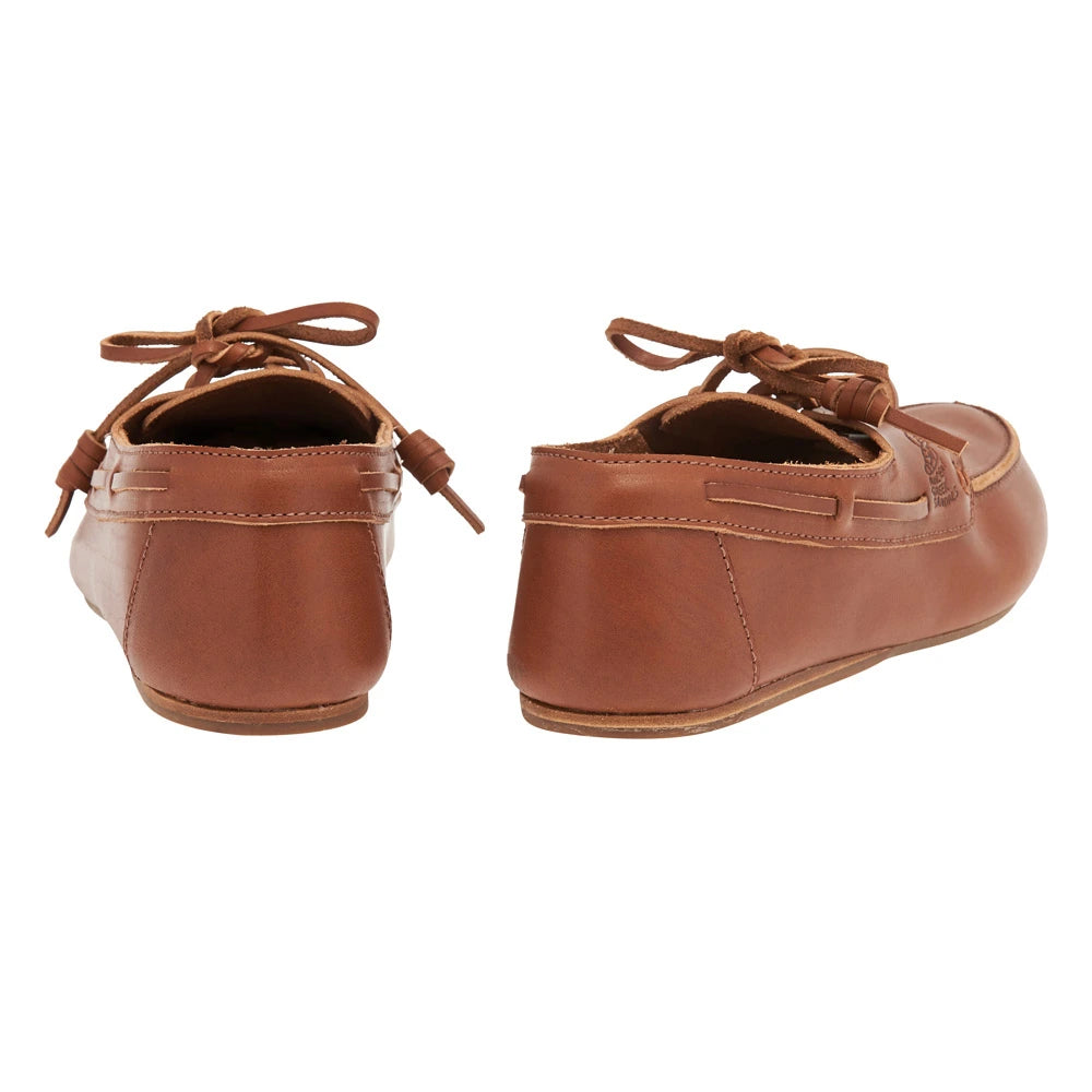 Pliario Leather Cuoio boat shoes back