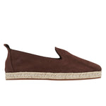 Nomas Suede Brown espadrilles side