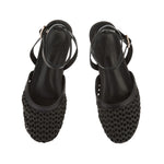 Filothea Raffia Black sandals top