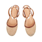 Filothea Shells Raffia Natural sandals top