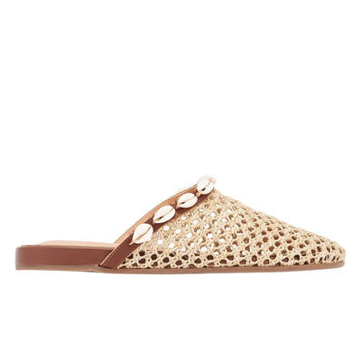 The Slipper Shells Raffia Natural side