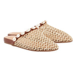 The Slipper Shells Raffia Natural 3-4