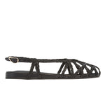 Kardia Black sandals side