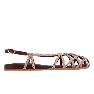 Kardia Brown sandals side