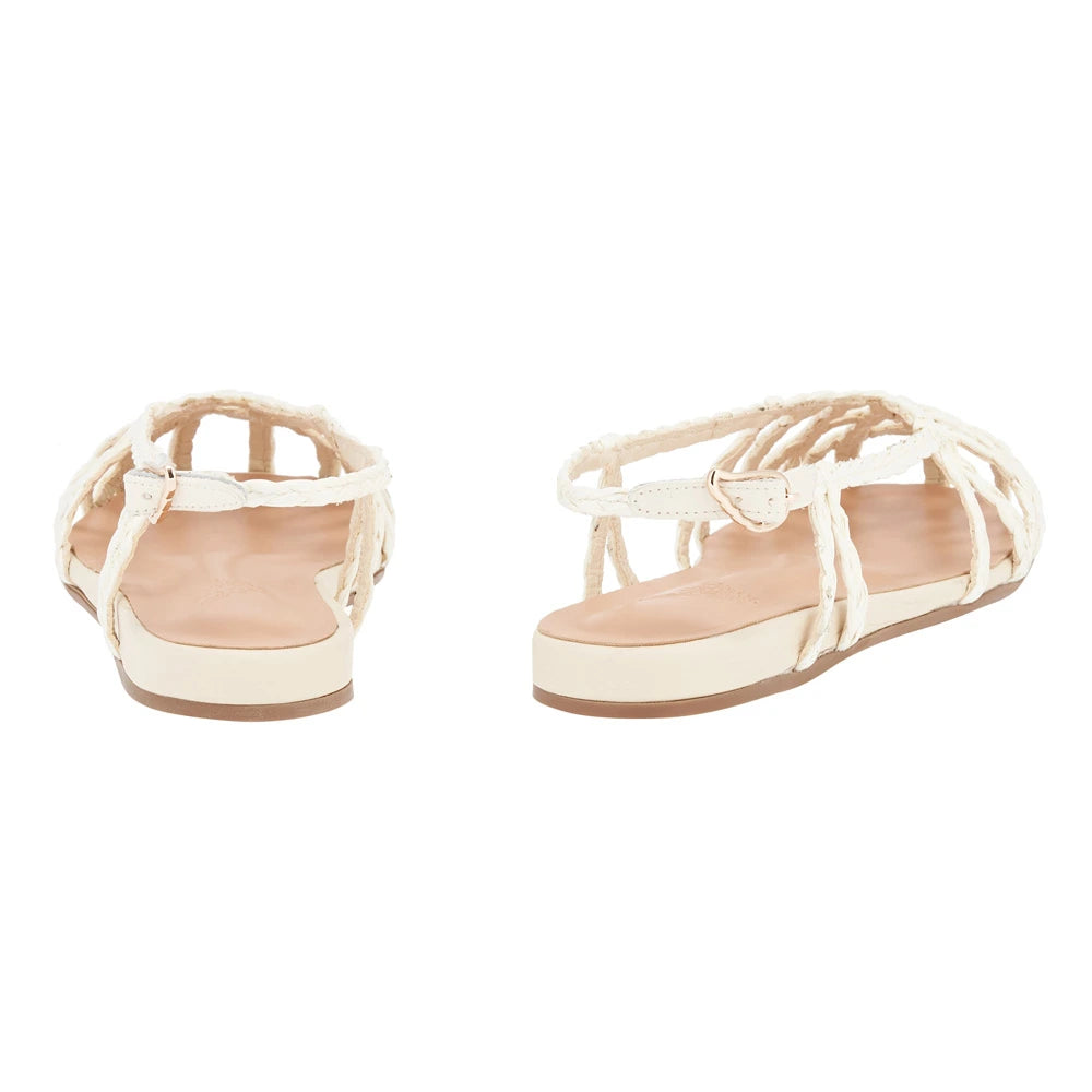 Kardia Off White sandals back