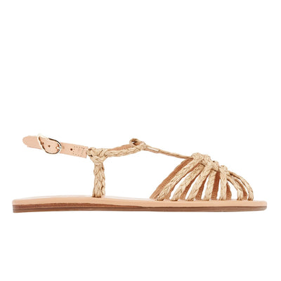 Ivilai Raffia Natural sandals side
