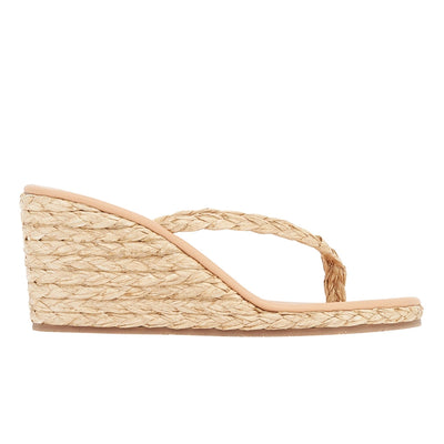 Etheria Raffia Natural sandals side