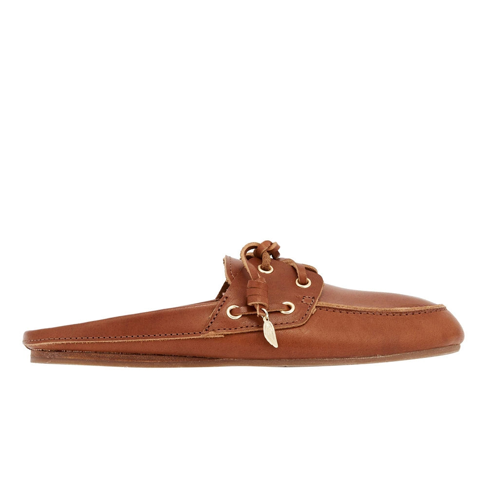 Naveta Oily Leather Cotto sandals side