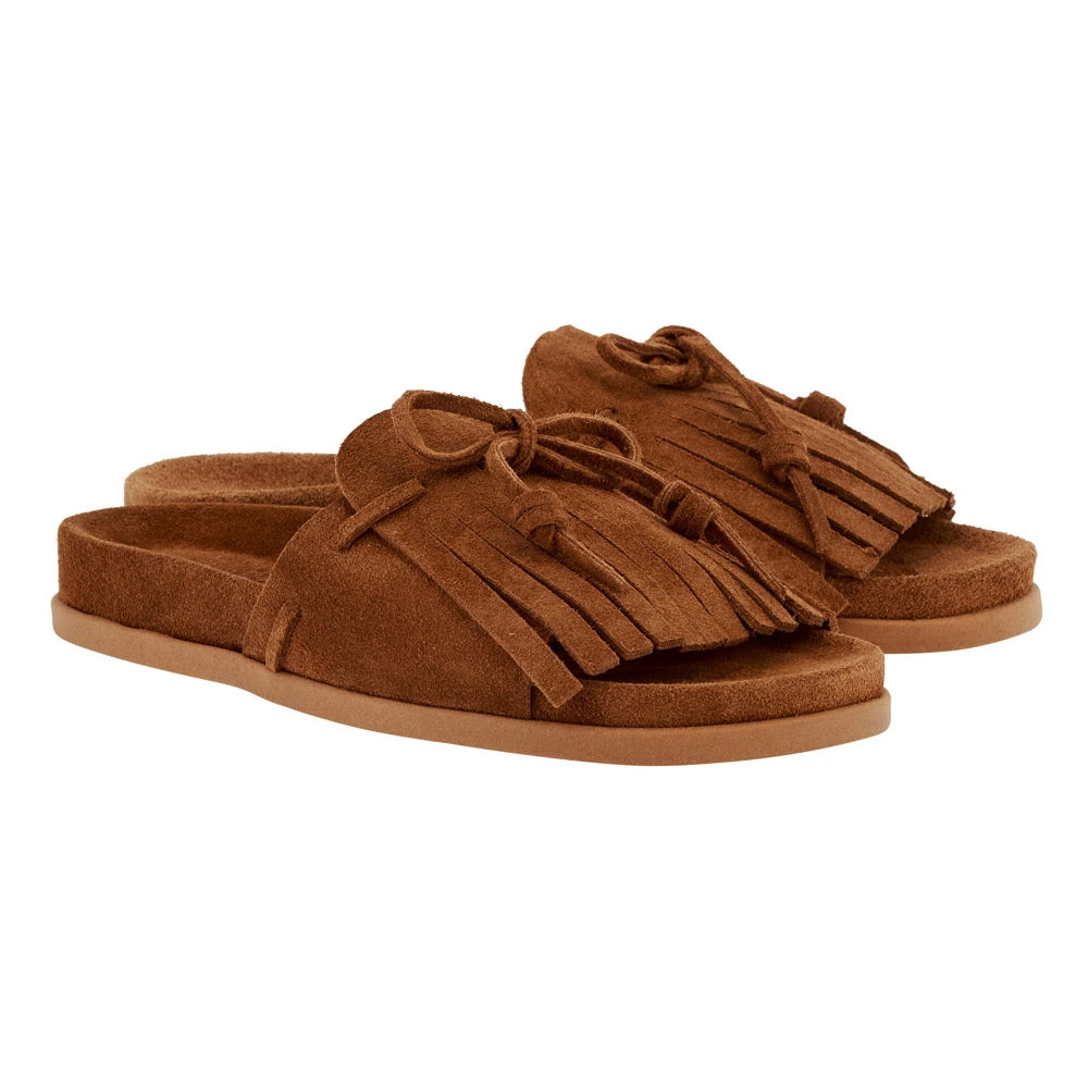 Amfiliki Suede Rust sandals 3-4