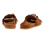 Amfiliki Suede Rust sandals back